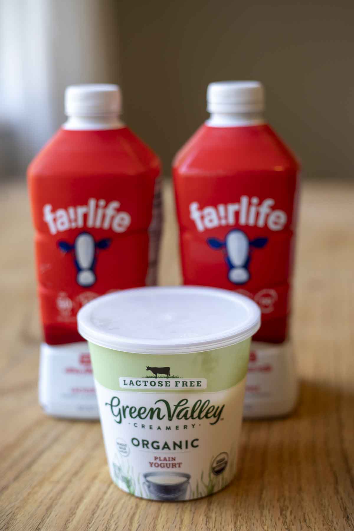 fairlife milk with yogurt